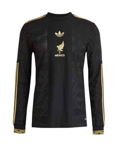 Mexico Third Long Sleeve Jersey Gold Cup Player Version 2025 Mexico Third Long Sleeve Jersey Gold Cup Player Version 2025