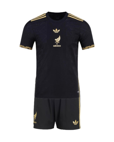 Kids Mexico Third Jersey Kit Gold Cup 2025 Kids Mexico Third Jersey Kit Gold Cup 2025