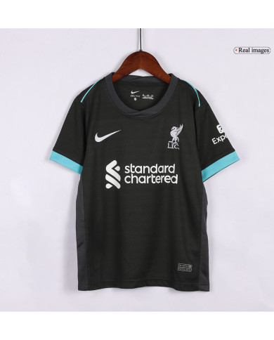 Kids Liverpool Away Jersey Kit 2024/25 Kids Liverpool Away Jersey Kit 2024/25