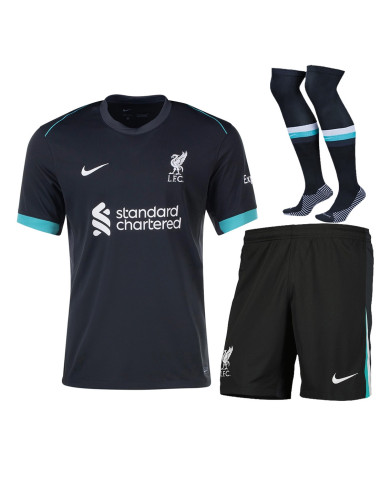 Liverpool Away Full Kit(Jersey+Shorts+Socks) 2024/25 Liverpool Away Full Kit(Jersey+Shorts+Socks) 2024/25