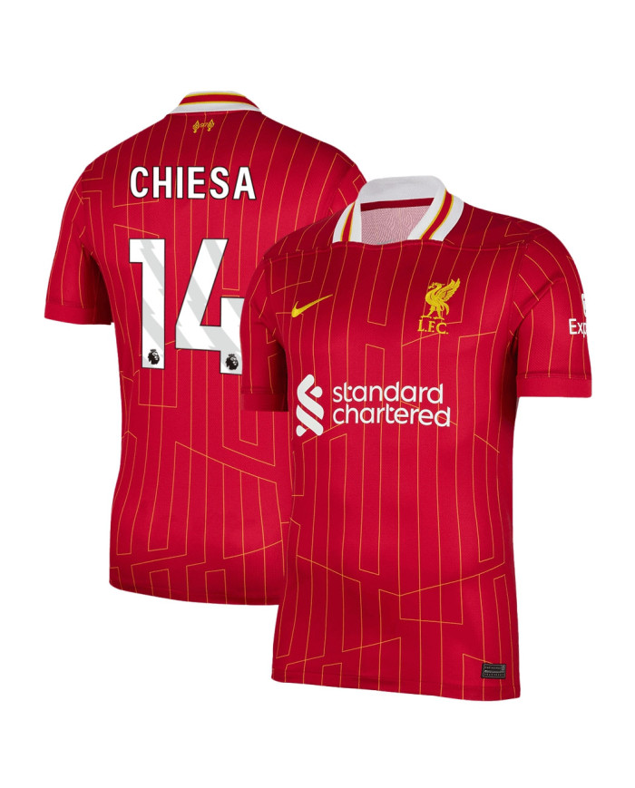 CHIESA 14 Liverpool Home Jersey 2024/25