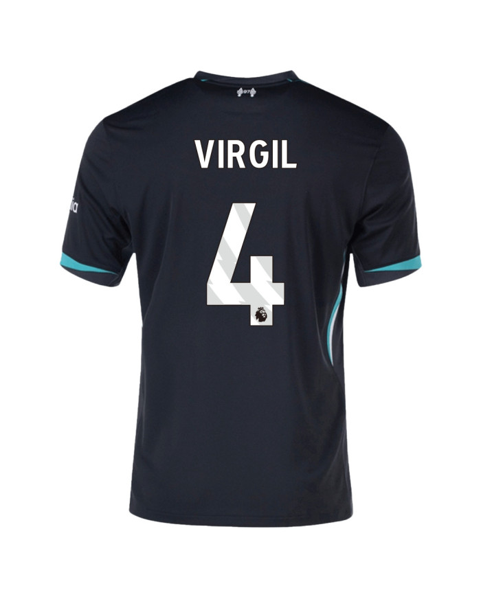 VIRGIL 4 Liverpool Away Jersey 2024/25