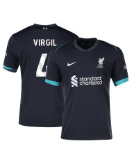VIRGIL 4 Liverpool Away Jersey 2024/25