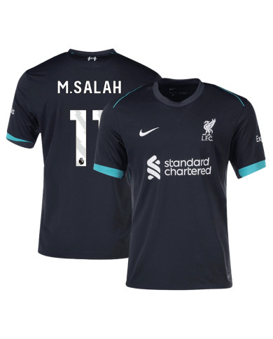 M.SALAH 11 Liverpool Away Jersey 2024/25 M.SALAH 11 Liverpool Away Jersey 2024/25
