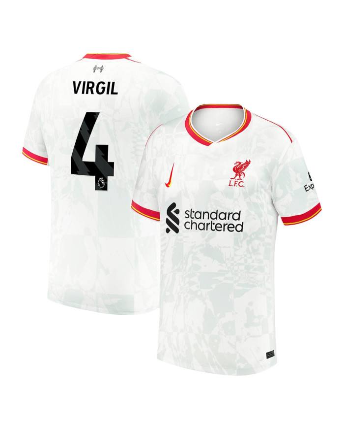 VIRGIL 4 Liverpool Third Jersey 2024/25