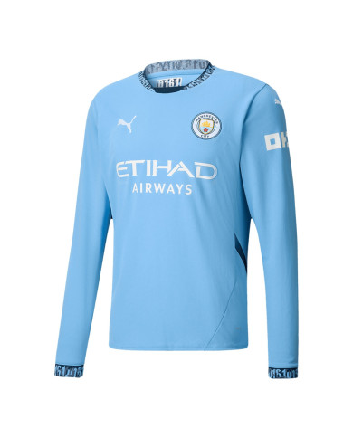 Manchester City Home Long Sleeve Jersey 2024/25 Manchester City Home Long Sleeve Jersey 2024/25