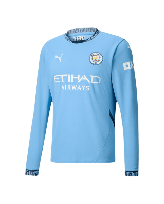 Manchester City Home Long Sleeve Jersey 2024/25