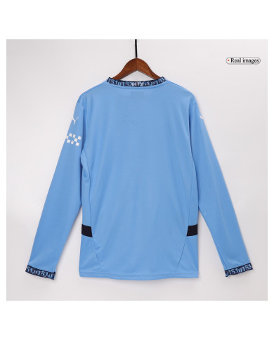 Manchester City Home Long Sleeve Jersey 2024/25 Manchester City Home Long Sleeve Jersey 2024/25