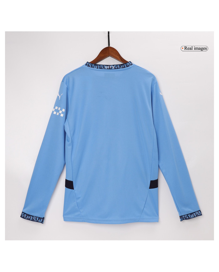 Manchester City Home Long Sleeve Jersey 2024/25