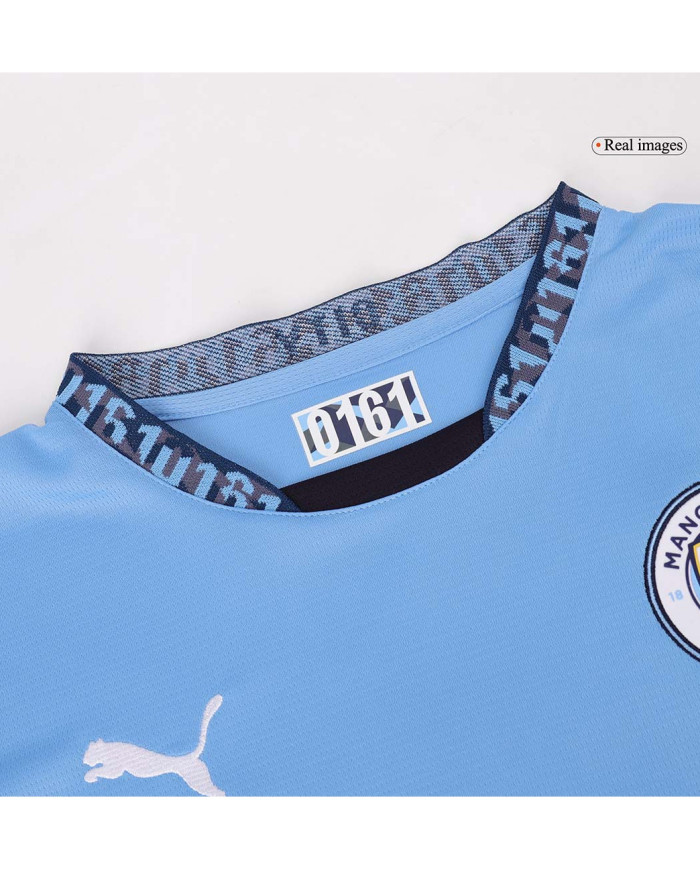 Manchester City Home Long Sleeve Jersey 2024/25
