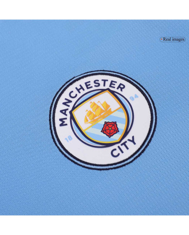 Manchester City Home Long Sleeve Jersey 2024/25 Manchester City Home Long Sleeve Jersey 2024/25