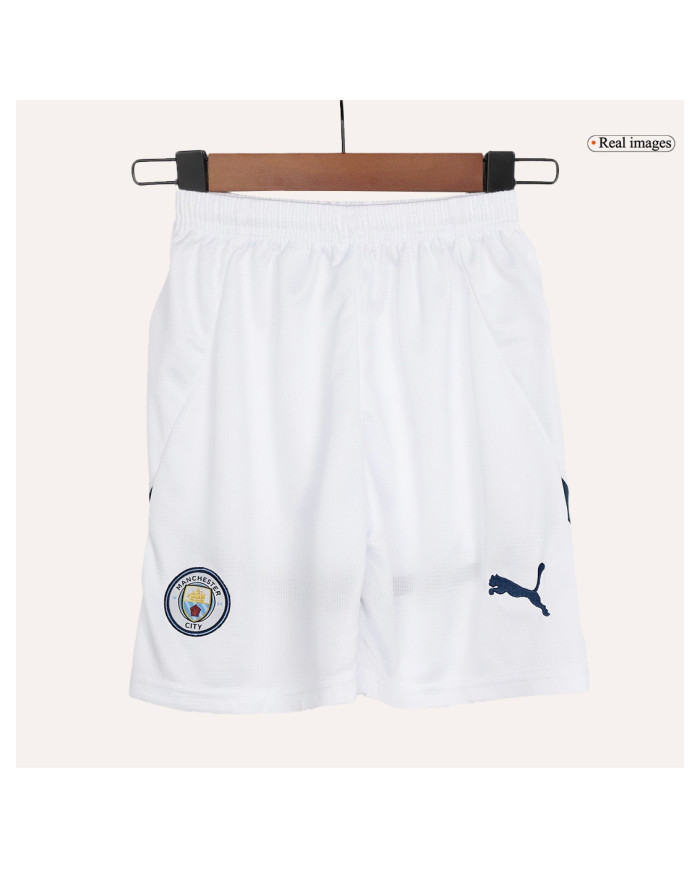 Kids Manchester City Home Jersey Kit 2024/25