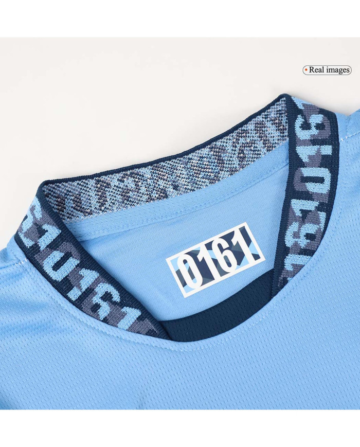 Kids Manchester City Home Jersey Kit 2024/25