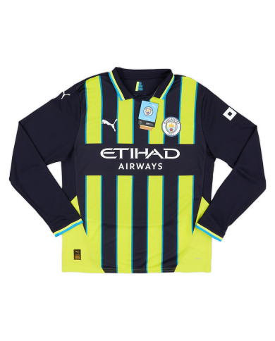 Manchester City Away Long Sleeve Jersey 2024/25 Manchester City Away Long Sleeve Jersey 2024/25