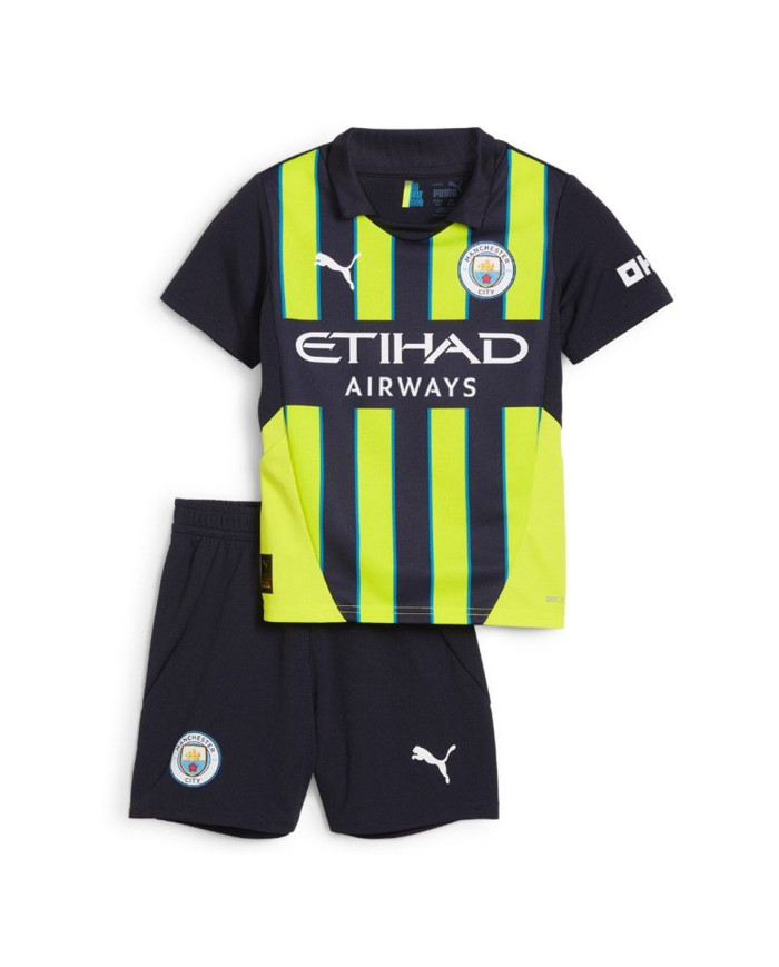 Kids Manchester City Away Kit Jersey+Shorts 2024/25