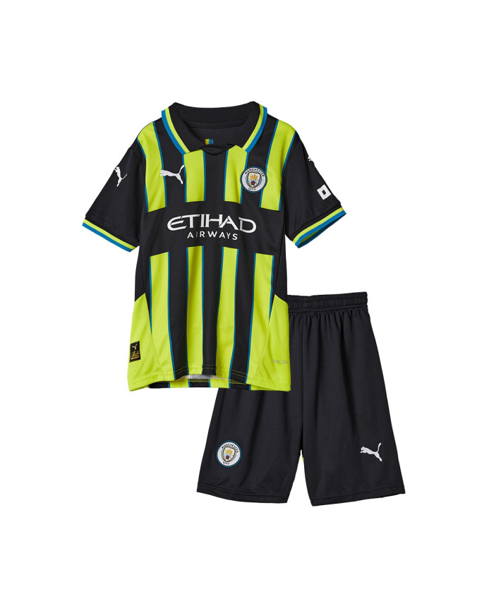 Kids Manchester City Away Kit Jersey+Shorts 2024/25