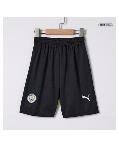 Kids Manchester City Away Kit Jersey+Shorts 2024/25 Kids Manchester City Away Kit Jersey+Shorts 2024/25