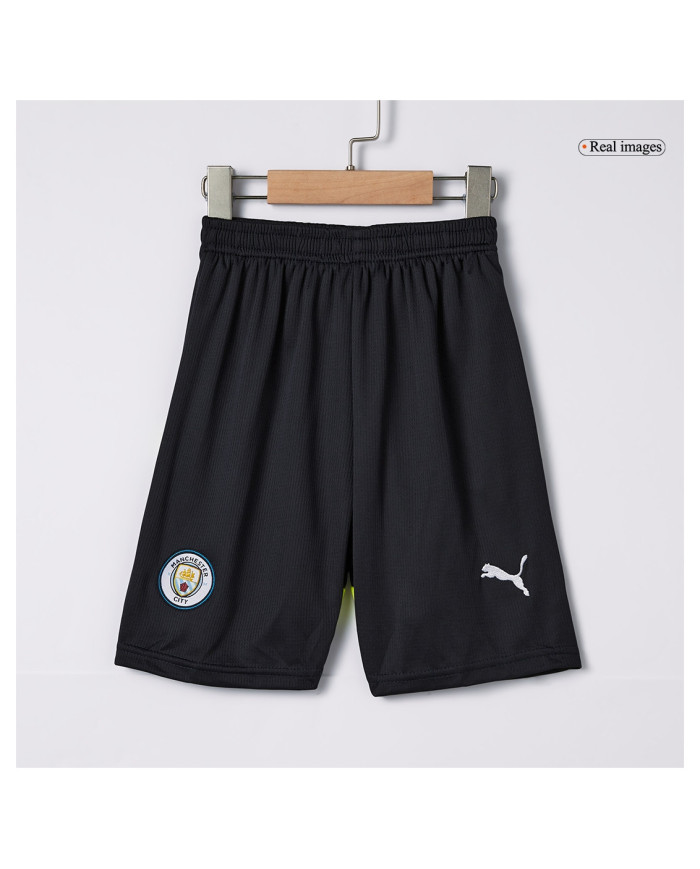 Kids Manchester City Away Kit Jersey+Shorts 2024/25