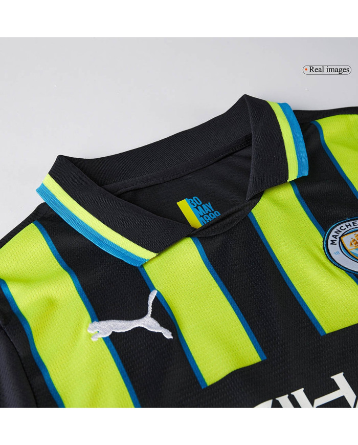 Kids Manchester City Away Kit Jersey+Shorts 2024/25