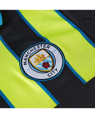 Kids Manchester City Away Kit Jersey+Shorts 2024/25 Kids Manchester City Away Kit Jersey+Shorts 2024/25