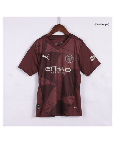 Kids Manchester City Third Jersey Kit 2024/25 Kids Manchester City Third Jersey Kit 2024/25