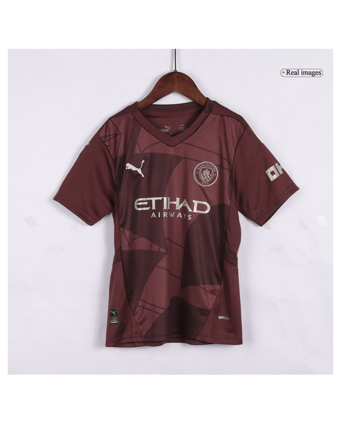 Kids Manchester City Third Jersey Kit 2024/25