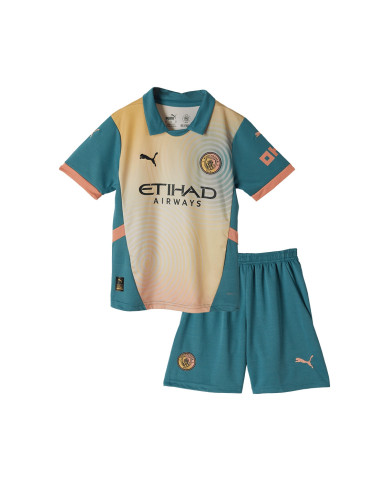 Kids Manchester City Fourth Jersey Kit 2024/25 Kids Manchester City Fourth Jersey Kit 2024/25