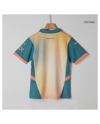 Kids Manchester City Fourth Jersey Kit 2024/25 Kids Manchester City Fourth Jersey Kit 2024/25