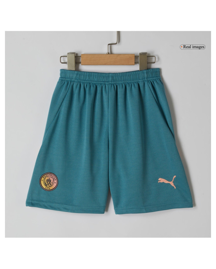 Kids Manchester City Fourth Jersey Kit 2024/25