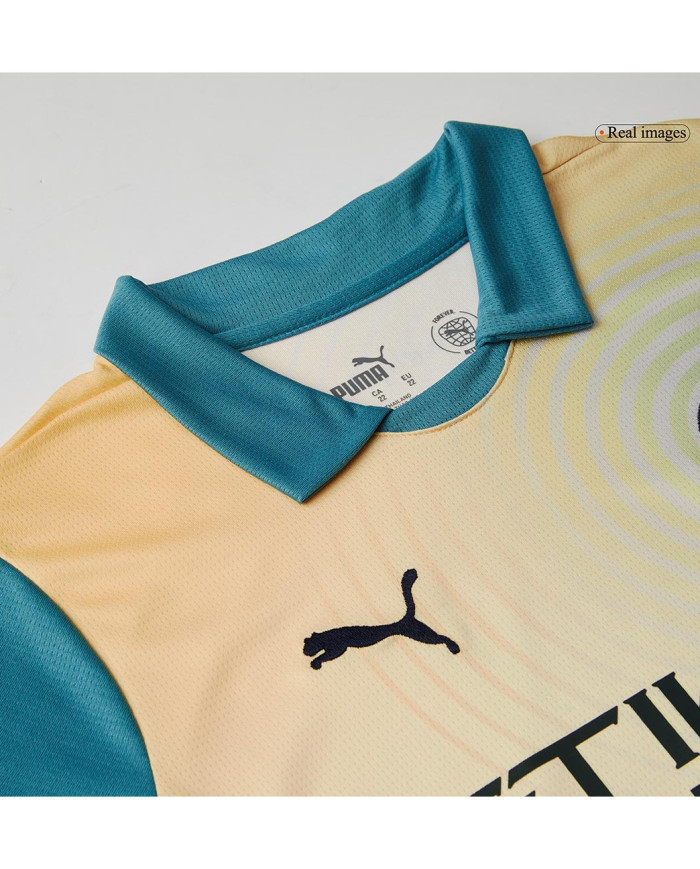 Kids Manchester City Fourth Jersey Kit 2024/25