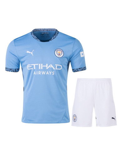 Manchester City Home Kit(Jersey+Shorts) 2024/25