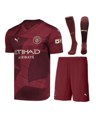 Manchester City Third Full Kit(Jersey+Shorts+Socks) 2024/25