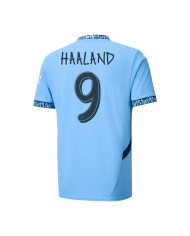 HAALAND 9 Manchester City Home Jersey 2024/25 - UCL Font