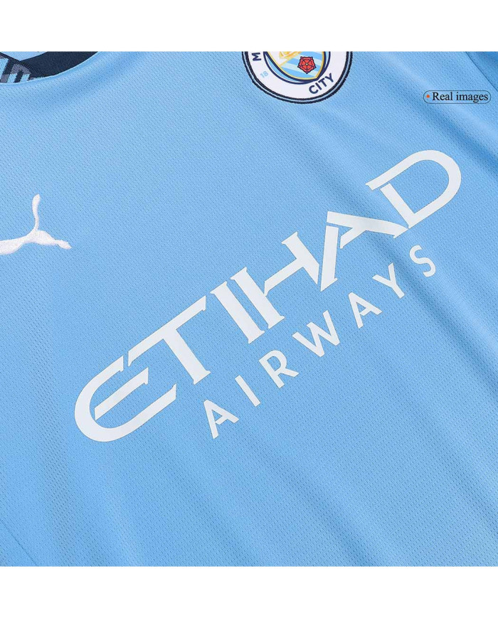 FODEN 47 Manchester City Home Jersey 2024/25 - UCL Font
