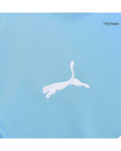 DE BRUYNE 17 Manchester City Home Jersey 2024/25 - UCL Font DE BRUYNE 17 Manchester City Home Jersey 2024/25 - UCL Font