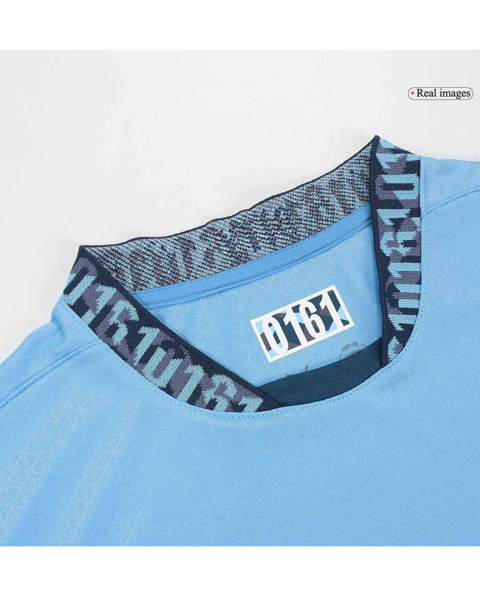 RODRIGO 16 Manchester City Home Match Jersey 2024/25 - UCL Font