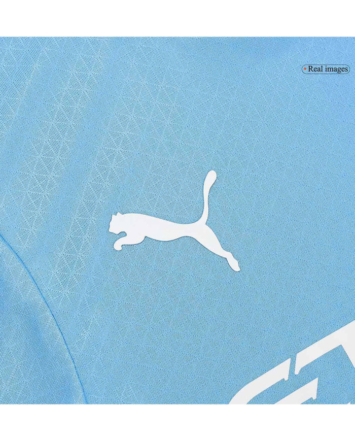 RODRIGO 16 Manchester City Home Match Jersey 2024/25 - UCL Font