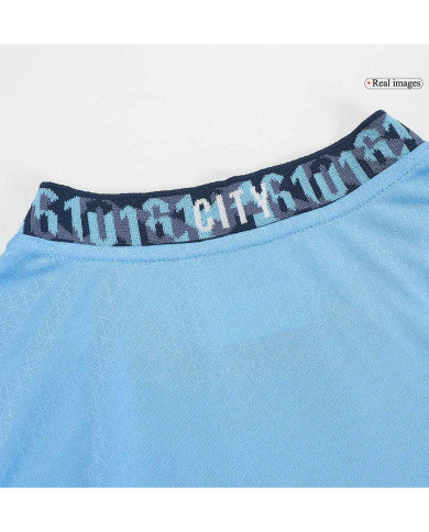 RODRIGO 16 Manchester City Home Match Jersey 2024/25 - UCL Font RODRIGO 16 Manchester City Home Match Jersey 2024/25 - UCL Font