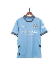 RODRIGO 16 Manchester City Home Match Jersey 2024/25 - UCL Font