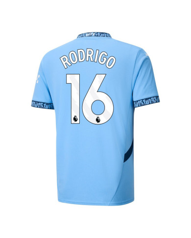 RODRIGO 16 Manchester City Home Jersey 2024/25 RODRIGO 16 Manchester City Home Jersey 2024/25