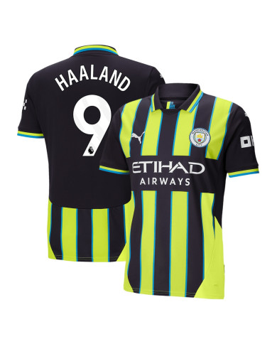 HAALAND 9 Manchester City Away Jersey 2024/25 HAALAND 9 Manchester City Away Jersey 2024/25