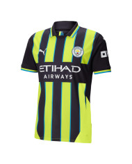 HAALAND 9 Manchester City Away Jersey 2024/25 - UCL Font