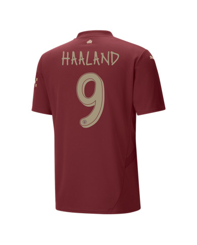 HAALAND 9 Manchester City Third Jersey 2024/25 - UCL Font HAALAND 9 Manchester City Third Jersey 2024/25 - UCL Font