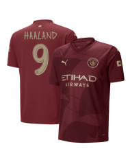 HAALAND 9 Manchester City Third Jersey 2024/25 - UCL Font