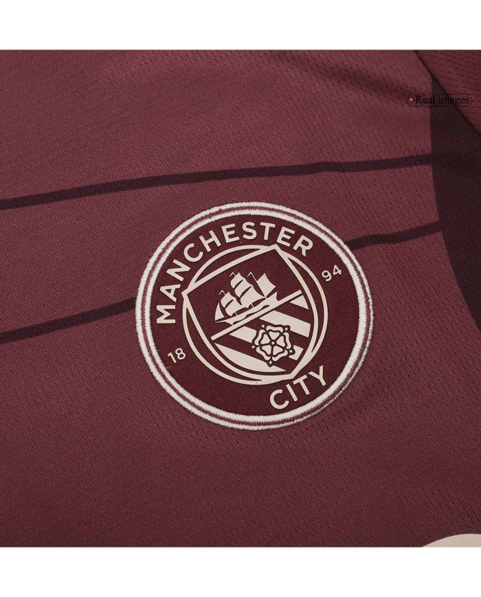 HAALAND 9 Manchester City Third Jersey 2024/25 - UCL Font