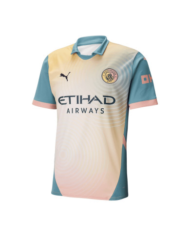 DE BRUYNE 17 Manchester City 'Definitely City' Fourth Jersey 2024/25 - UCL Font DE BRUYNE 17 Manchester City 'Definitely City' Fourth Jersey 2024/25 - UCL Font