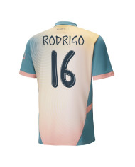 RODRIGO 16 Manchester City Fourth Jersey 2024/25 - UCL Font