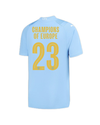 Manchester City CHAMPIONS OF EUROPE 23 Printing Home Jersey 2023/24 Manchester City CHAMPIONS OF EUROPE 23 Printing Home Jersey 2023/24