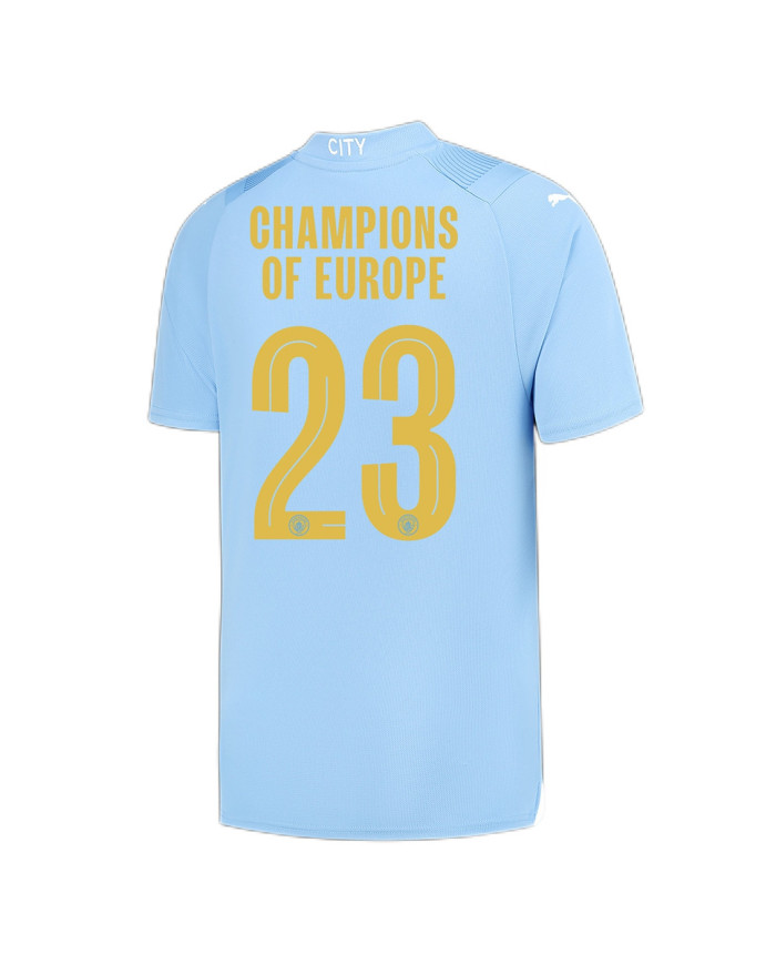 Manchester City CHAMPIONS OF EUROPE 23 Printing Home Jersey 2023/24