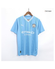 Manchester City HAALAND 9 UCL Printing Home Jersey 2023/24